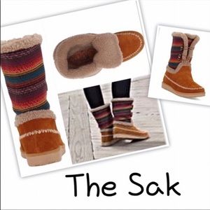 The Sak Sasha Earth Strip Winter Platform Boot